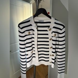 Sandro striped cardigan size 1/small